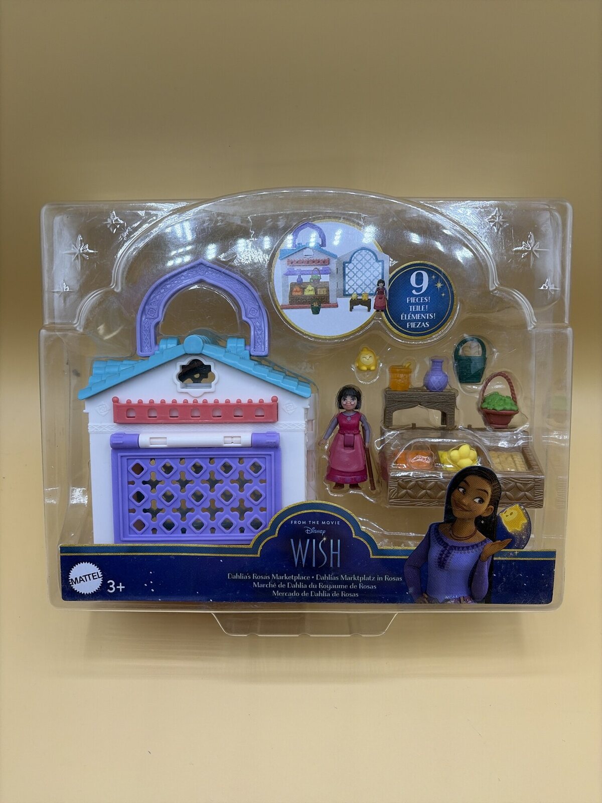 Mattel Wish Spielzeug Marktplatz 9-teilig Kinder ab 3 – Bild 2