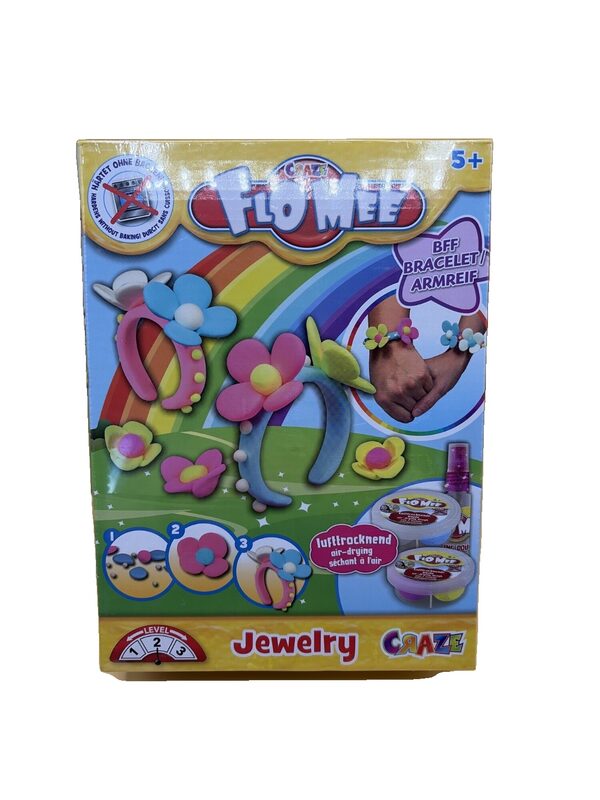 Craze Bastelset Schmuck Flo Mee lufttrocknend ab 5 Jahren