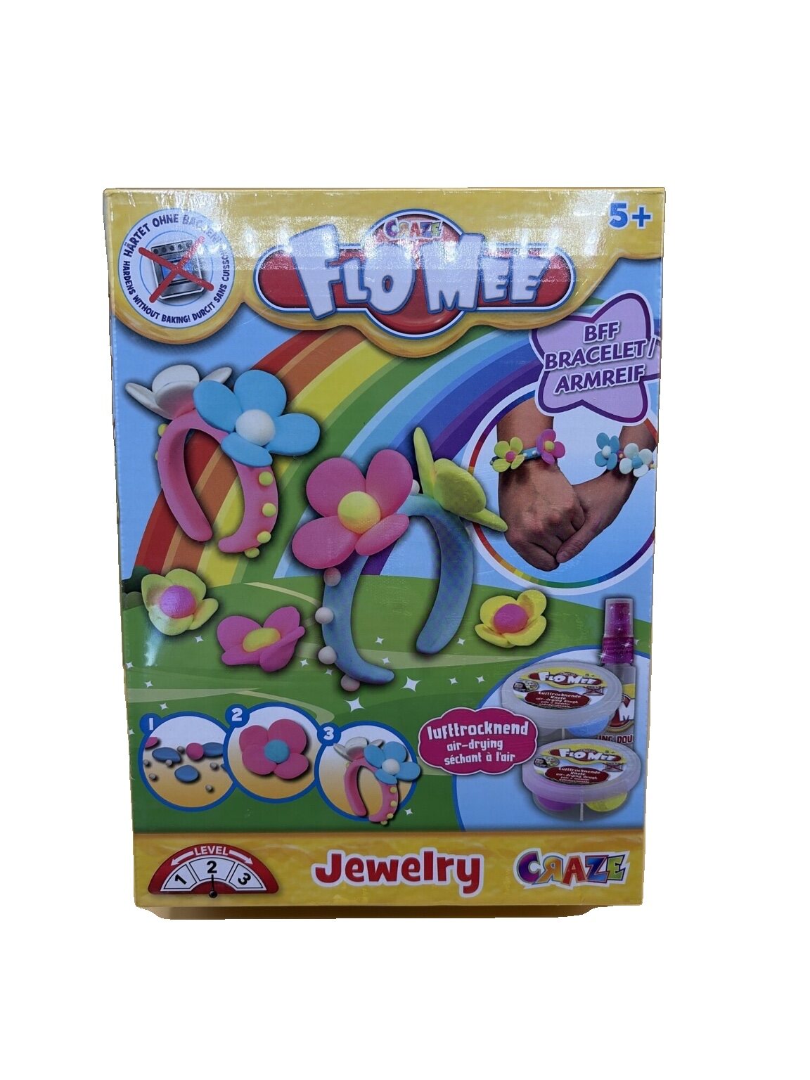 Craze Bastelset Schmuck Flo Mee lufttrocknend ab 5 Jahren