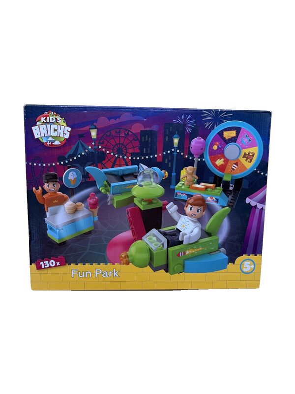 Kid's Bricks Fun Park Bausteine Set 130-teilig Kinder 5+ – Bild 1