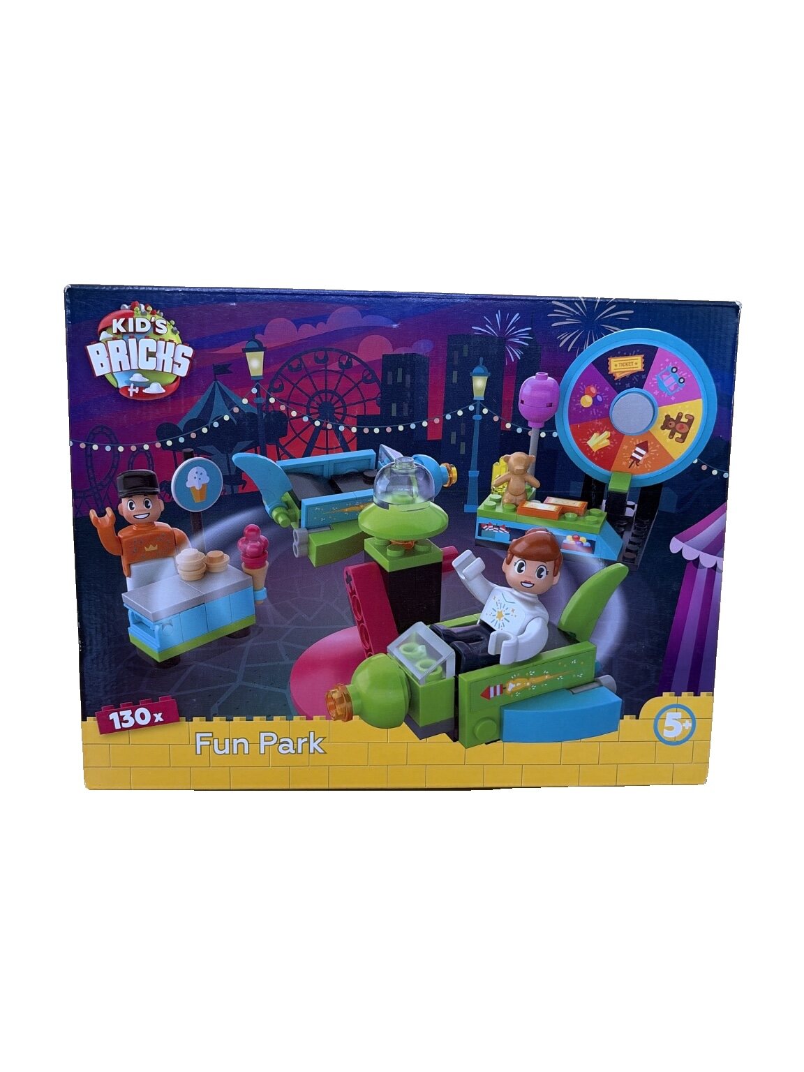 Kid's Bricks Fun Park Bausteine Set 130-teilig Kinder 5+