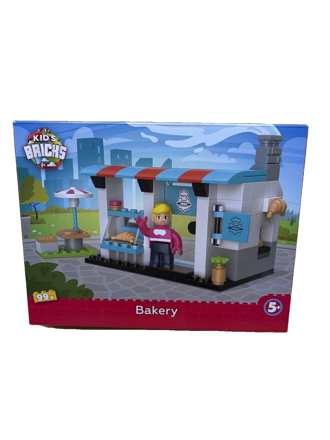 Kid's Bricks Bausteine Set Bäckerei 99 Teile ab 5 Jahren