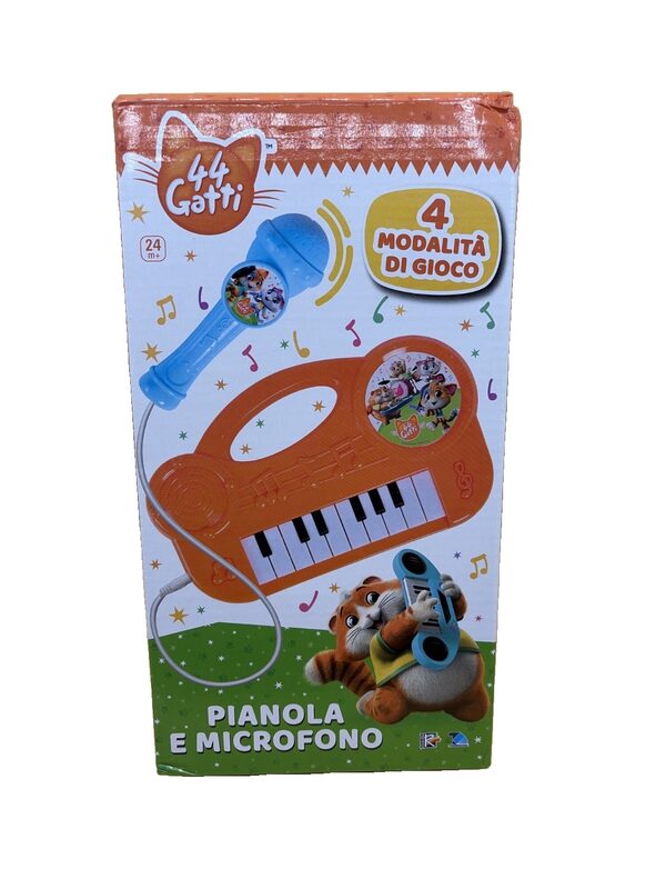44 Gatti Kinderklavier mit Mikrofon 2-teilig 4 Spielmodi – Bild 1