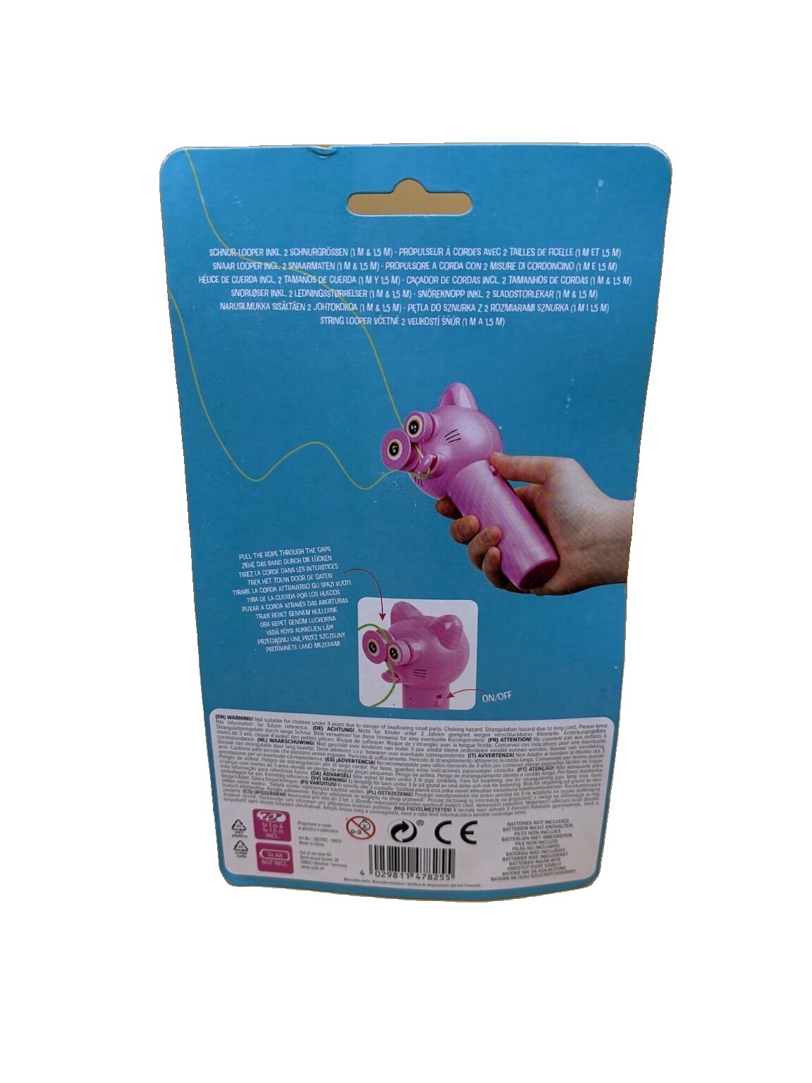 Out of the blue String Looper Katzenform mit 2 Schnüren 1,5 m – Bild 2