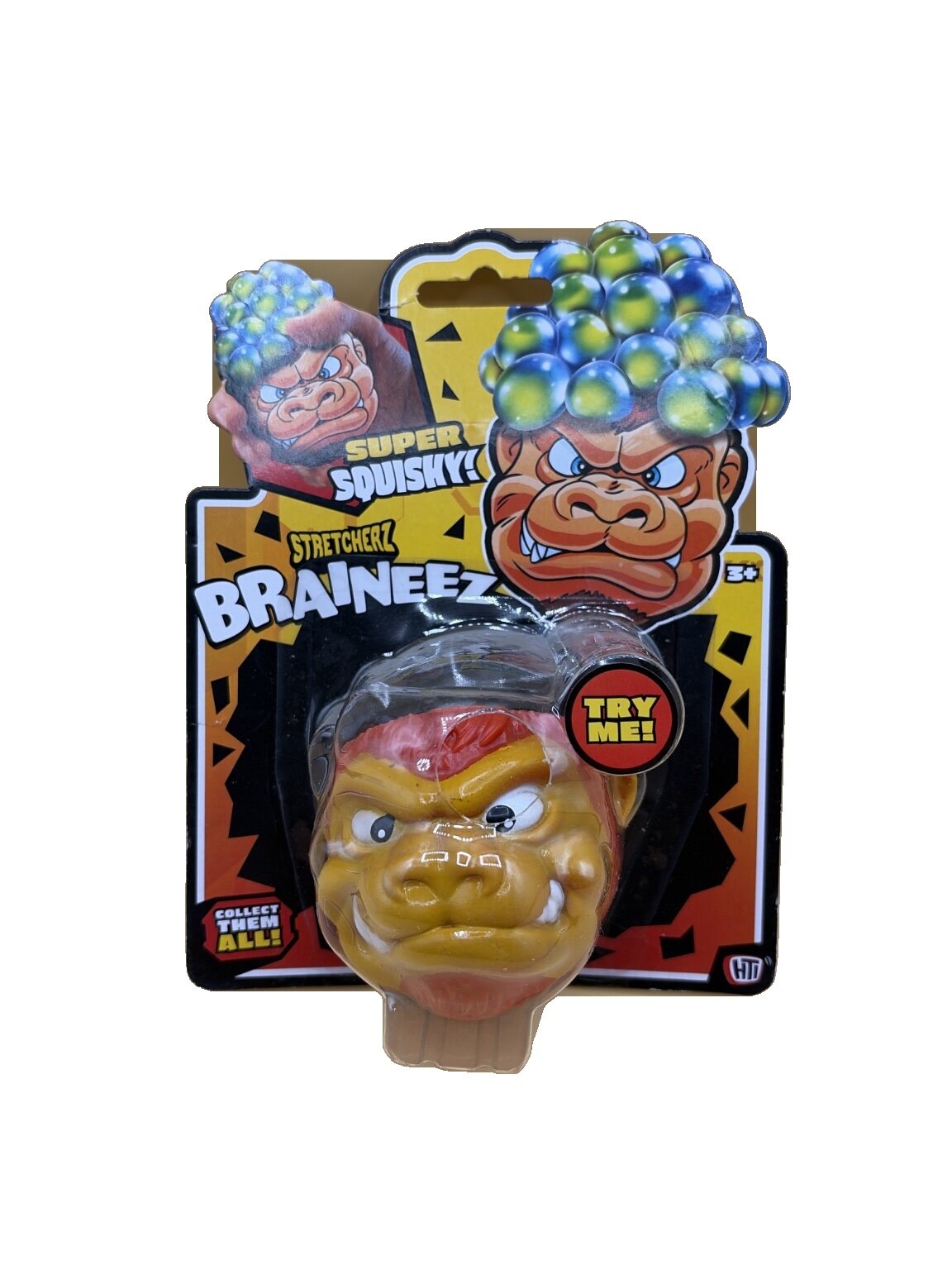 Braineez Stressball Super Squishy 1 Stück Gesicht Design