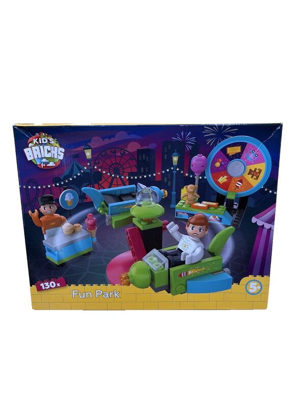 Kid's Bricks Fun Park Bausteine Set 130-teilig Kinder ab 5 – Bild 1