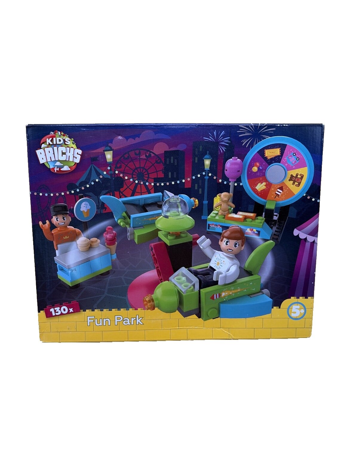 Kid's Bricks Fun Park Bausteine Set 130-teilig Kinder ab 5