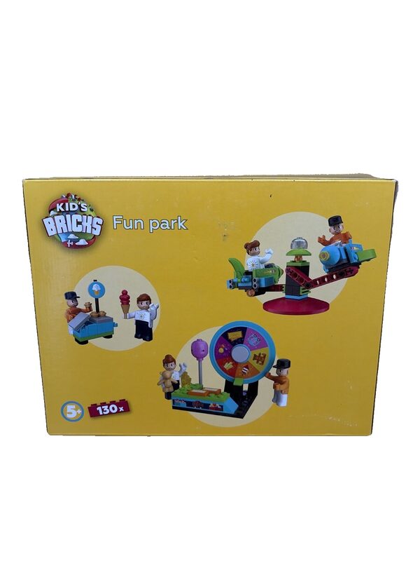 Kid's Bricks Fun Park Bausteine Set 130-teilig Kinder ab 5 – Bild 2