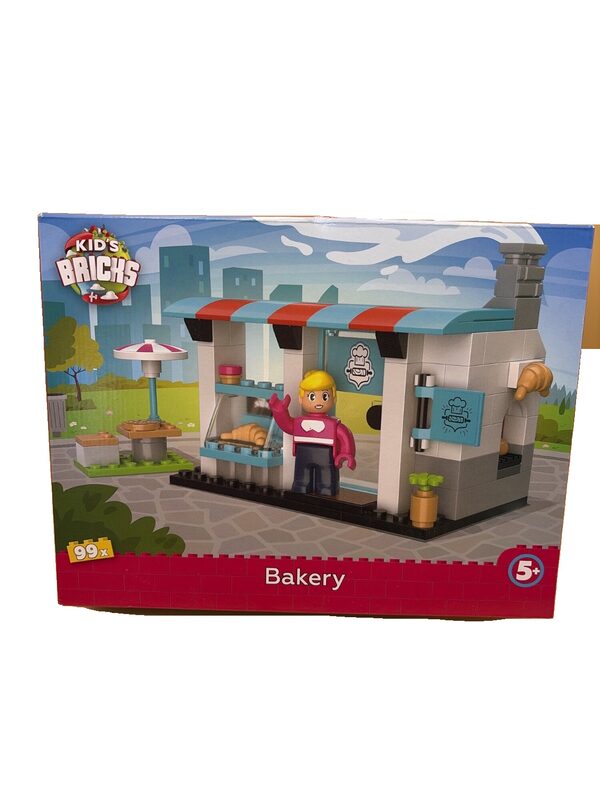 Kid's Bricks Bakery Baustein-Set 99-teilig Kinder ab 5 – Bild 1
