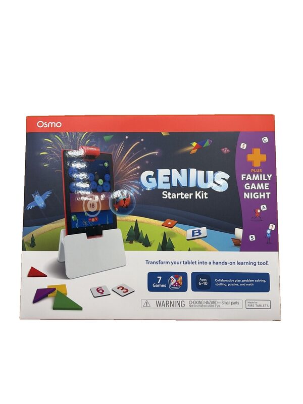 Osmo Genius Starter Kit 7 Games für Tablets Kinder 6-10 Jahre