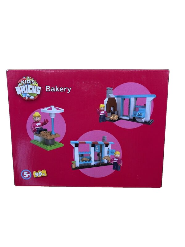 Kids Bricks Bakery Bauspielzeug 99 Teile ab 5 Jahren – Bild 2