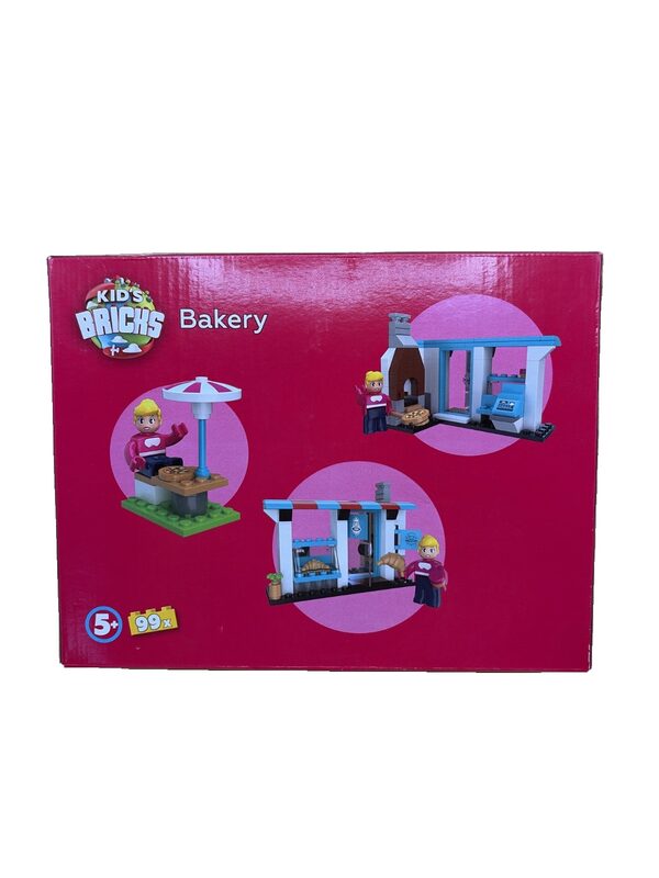 Kid's Bricks Bakery Bauspielzeug 99-teilig ab 5 Jahren – Bild 2