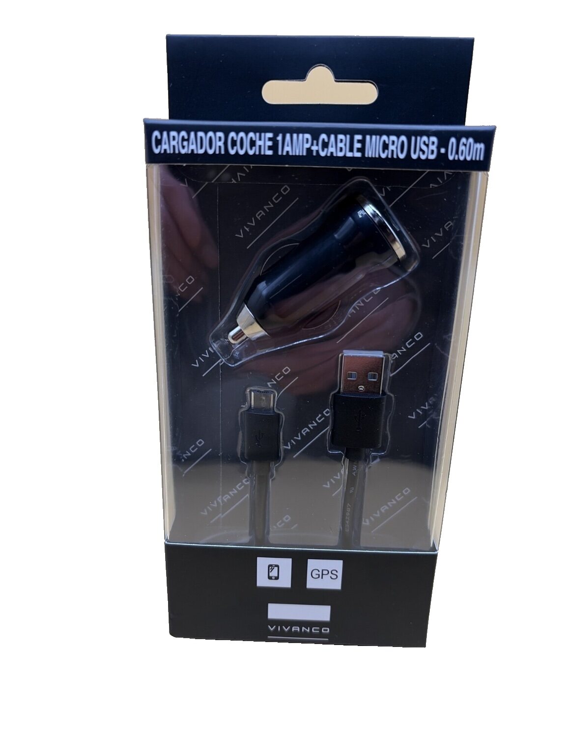 Vivanco Auto-Ladegerät Micro-USB Kabel 0,60 m 1 Ampere