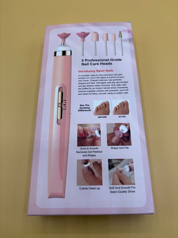 Nail Care Gerät 5-teilig mit LED Licht wiederaufladbar – Bild 2