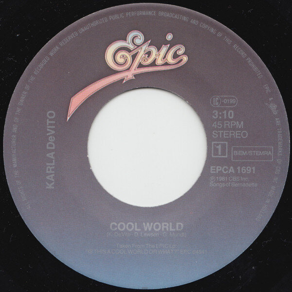Karla DeVito – Cool World (Single) – Bild 3