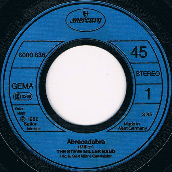 The Steve Miller Band* – Abracadabra (Single) – Bild 3