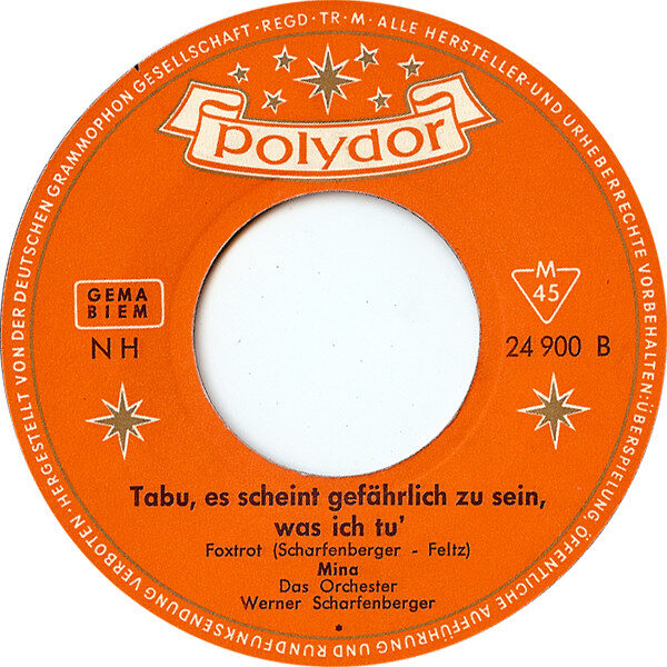 Mina (3) – Fiesta Brasiliana / Tabu (Single) – Bild 4