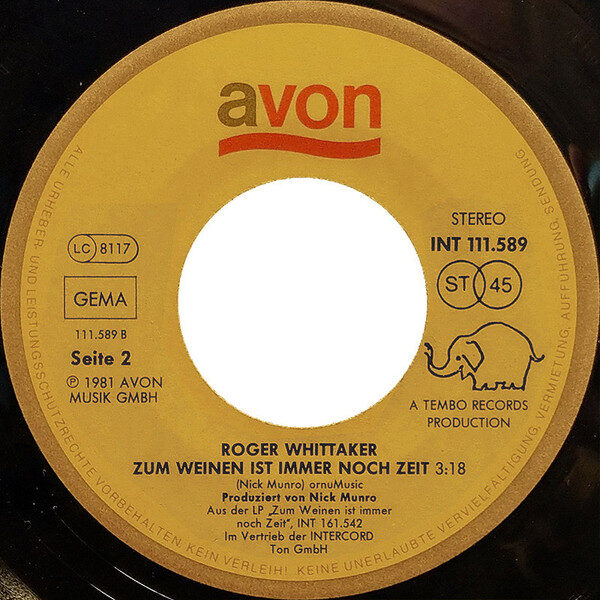 Roger Whittaker – Ich Denk' Oft An Mary (Single) – Bild 4
