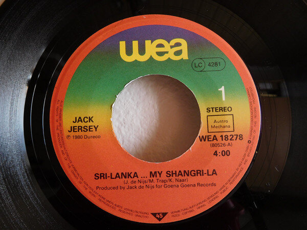 Jack Jersey – Sri-Lanka... My Shangri-La (7") – Bild 3