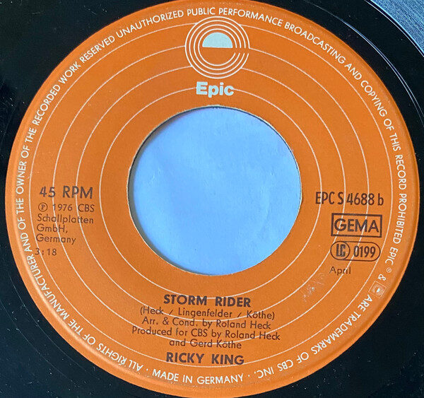 Ricky King – Le Rêve (Single) – Bild 4