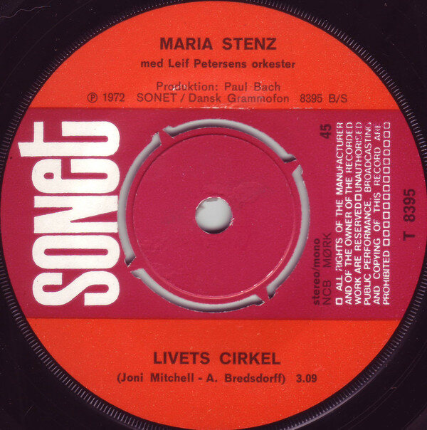 Maria Stenz – Goddag Og Farvel / Livets Cirkel (Single) – Bild 3