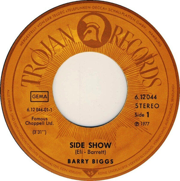 Barry Biggs – Side Show (Single) – Bild 2