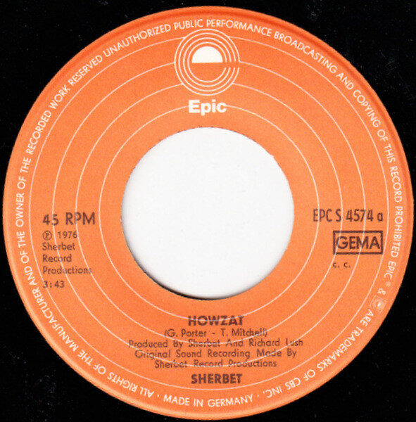 Sherbet – Howzat (Single) – Bild 3
