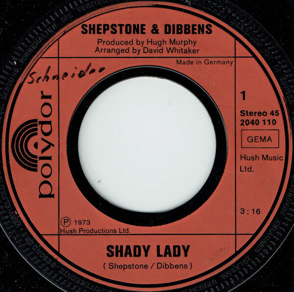 Shepstone And Dibbens* – Shady Lady (Single) – Bild 3