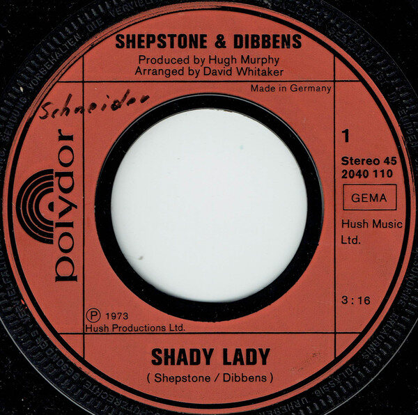 Shepstone And Dibbens* – Shady Lady (Single) – Bild 3