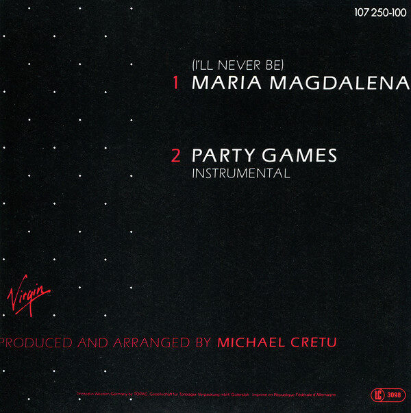 Sandra – (I'll Never Be) Maria Magdalena (Single) – Bild 2