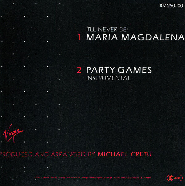 Sandra – (I'll Never Be) Maria Magdalena (Single) – Bild 2