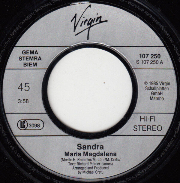Sandra – (I'll Never Be) Maria Magdalena (Single) – Bild 3