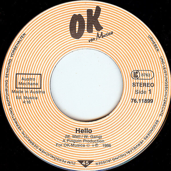 Joy (9) – Hello (Single) – Bild 3