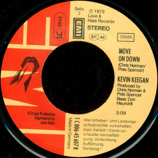 Kevin Keegan – Head Over Heels In Love (Single) – Bild 3