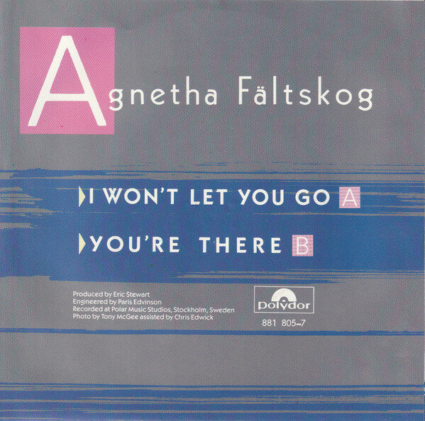 Agnetha Fältskog – I Won't Let You Go (Single) – Bild 2