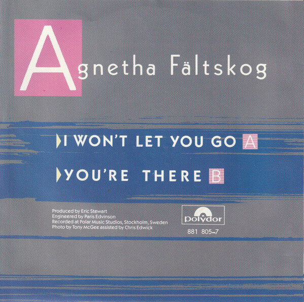 Agnetha Fältskog – I Won't Let You Go (Single) – Bild 2