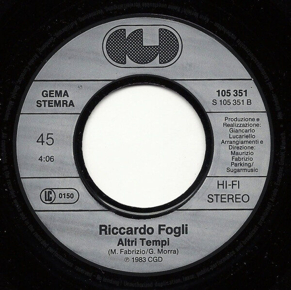 Riccardo Fogli – Per Lucia (Single) – Bild 4
