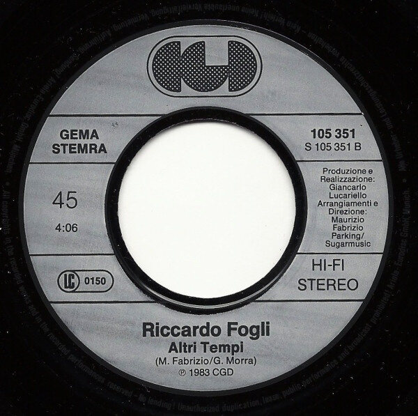 Riccardo Fogli – Per Lucia (Single) – Bild 4