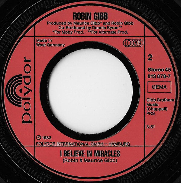 Robin Gibb – Another Lonely Night In New York (Single) – Bild 4