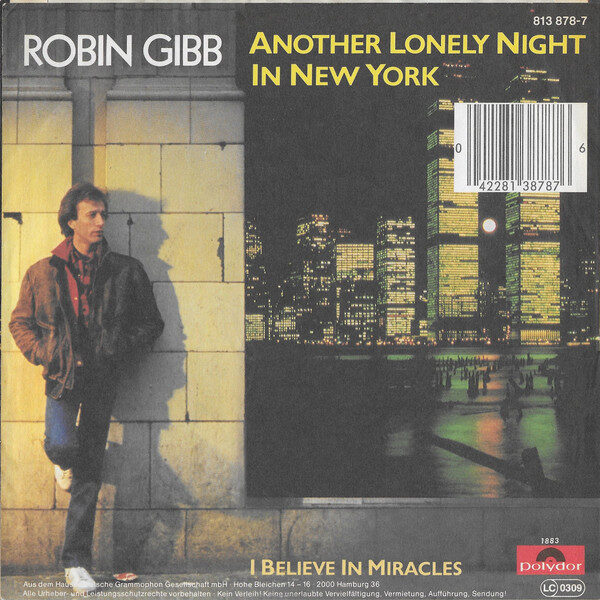 Robin Gibb – Another Lonely Night In New York (Single) – Bild 2