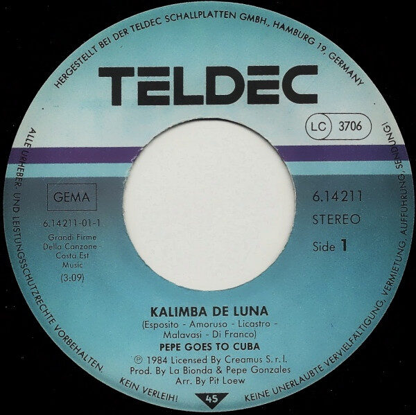 Pepe Goes To Cuba – Kalimba De Luna (Single) – Bild 3