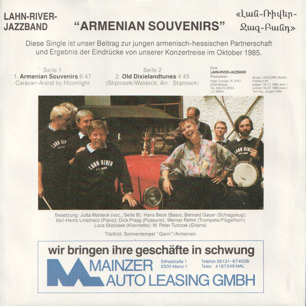 Lahn River Jazzband* – Armenian Souvenirs (Single) – Bild 2