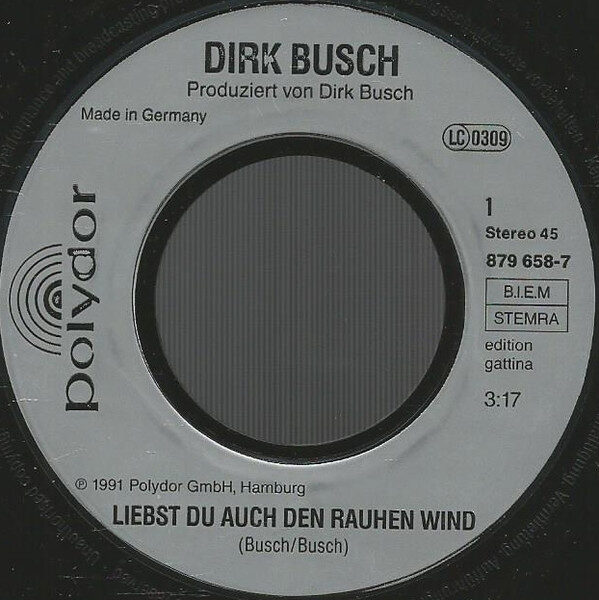 Dirk Busch – Liebst Du Auch Den Rauhen Wind (Single) – Bild 3