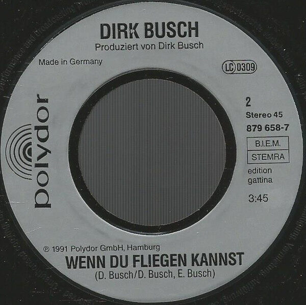 Dirk Busch – Liebst Du Auch Den Rauhen Wind (Single) – Bild 4