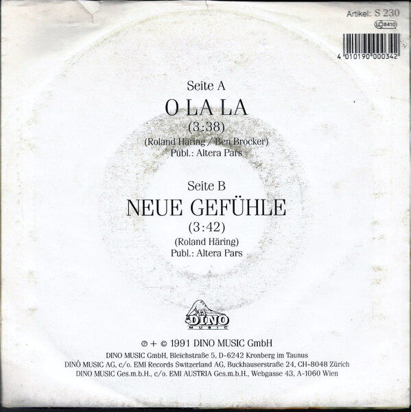 Chris Wolff – O La La (Single) – Bild 2