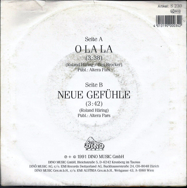 Chris Wolff – O La La (Single) – Bild 2