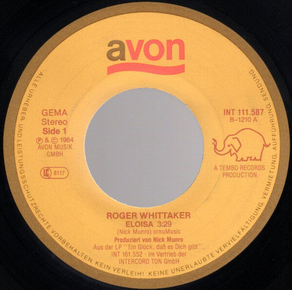 Roger Whittaker – Eloisa (Single) – Bild 3