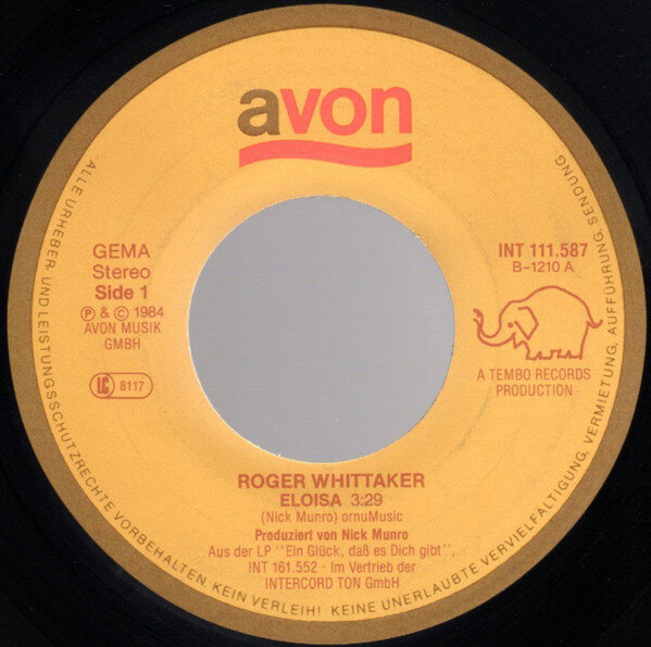 Roger Whittaker – Eloisa (Single) – Bild 3