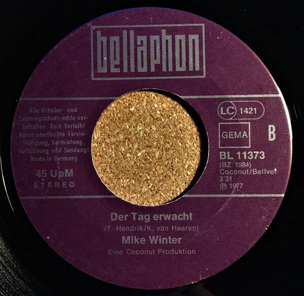Mike Winter – Einer Fehlt (Mein Freund Jerry) / Der Tag Erwacht (Single) – Bild 3