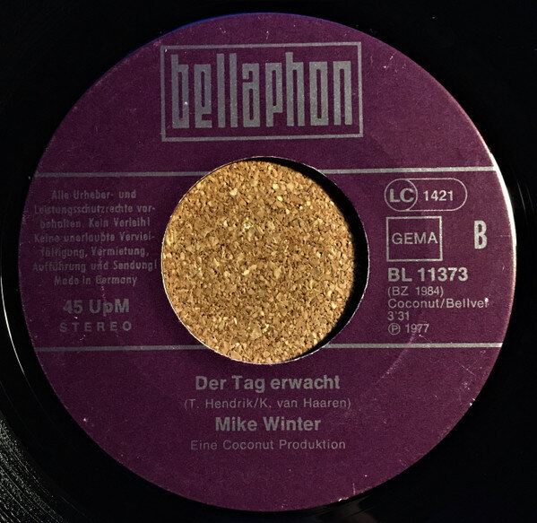 Mike Winter – Einer Fehlt (Mein Freund Jerry) / Der Tag Erwacht (Single) – Bild 3